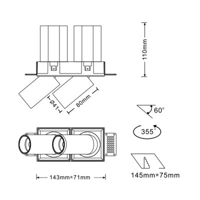 K-LICHT-DOWNLIGHT-DL423N