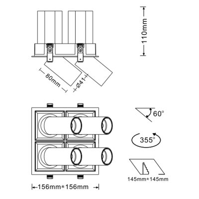 K-LICHT-DOWNLIGHT-DL443S