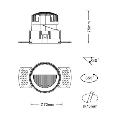K-LICHT-DOWNLIGHT-DL204N-A