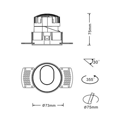 K-LICHT-DOWNLIGHT-DL206N-A