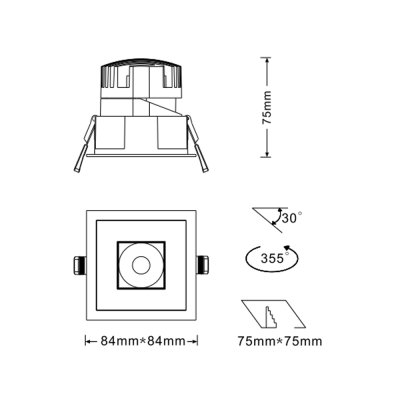 K-LICHT-DOWNLIGHT-DL207S-A