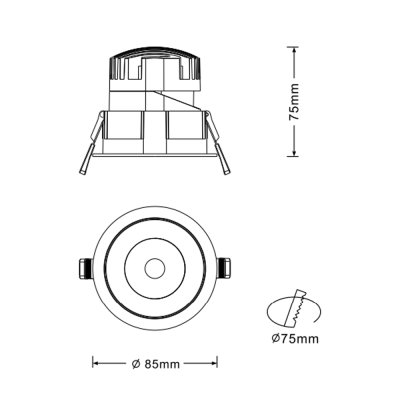 K-LICHT-DOWNLIGHT-DL101-A