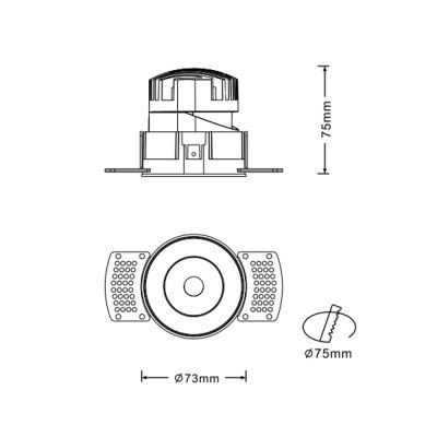 K-LICHT-DOWNLIGHT-DL101N-A
