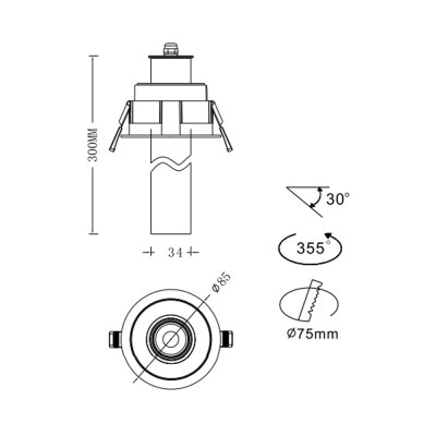 K-LICHT-DOWNLIGHT-DL203