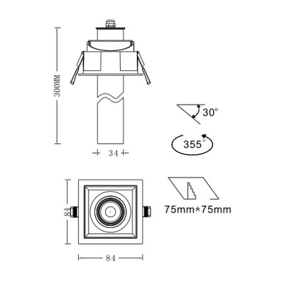 K-LICHT-DOWNLIGHT-DL203S