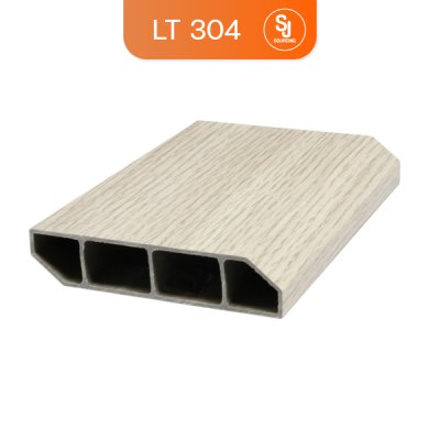 304 ลายไม้ | LT by COTTO บัวเชิงผนัง PVC สูง 7.5 ซม. ยาว 3 เมตร