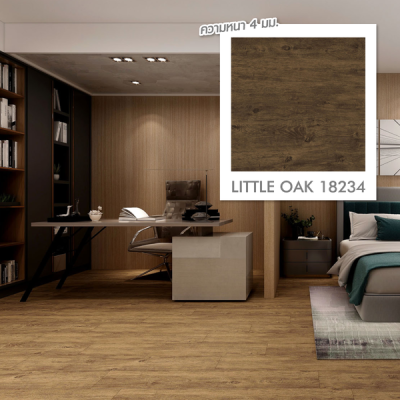 18234 | LT by COTTO กระเบื้องยาง SPC สี LITTLE OAK หนา 4.0 มม. รุ่น Standard