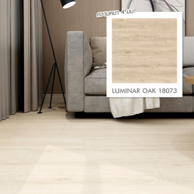 18073 | LT by COTTO กระเบื้องยาง SPC สี LUMINAR OAK หนา 4.0 มม. รุ่น Standard