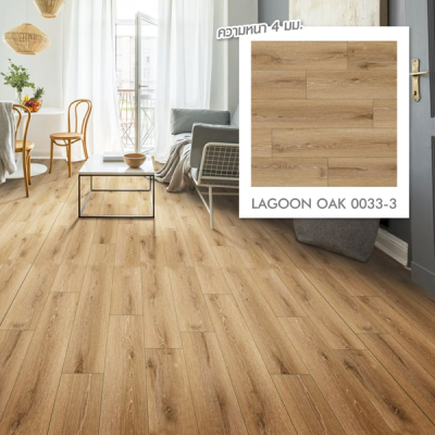 003-3 | LT by COTTO กระเบื้องยาง SPC สี LAGOON OAKหนา 4.0 มม. รุ่น Standard