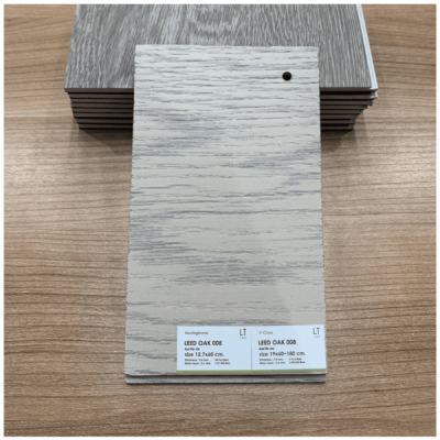 008 | LT by COTTO กระเบื้องยาง SPC สี LEED OAK หนา 7.0 มม. รุ่น V-CLASS