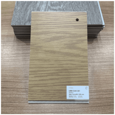 501 | LT by COTTO กระเบื้องยาง SPC สี LINN OAK หนา 7.0 มม. รุ่น V-CLASS