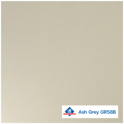 GR58B สี Ash Grey | DYNOFLEX กระเบื้องยางสีพื้น รุ่น GRAND