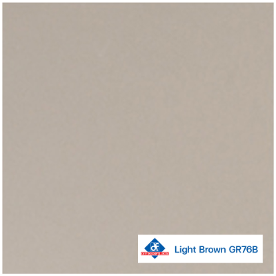 GR76B สี Light Brown | DYNOFLEX กระเบื้องยางสีพื้น รุ่น GRAND