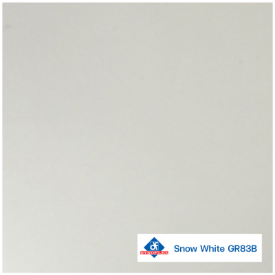 GR83B สี Snow White | DYNOFLEX กระเบื้องยางสีพื้น รุ่น GRAND