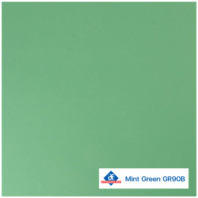 GR90B สี Mint Green | DYNOFLEX กระเบื้องยางสีพื้น รุ่น GRAND