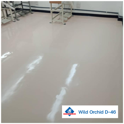 D-46 สี Wild Orchid | DYNOFLEX กระเบื้องยางสีพื้น รุ่น STANDARD
