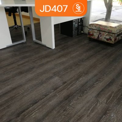 UNIX พื้นไวนิล LVT หนา 4 มม. รุ่น JD407 สี Charcoal Oak
