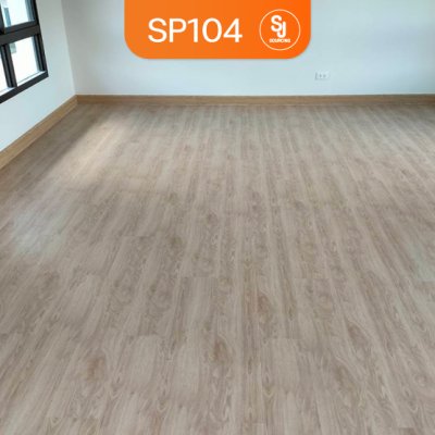 UNIX กระเบื้องยาง SPC หนา 4 มม. รุ่น SP104 สี Sand Oak