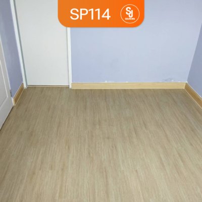 UNIX กระเบื้องยาง SPC หนา 4 มม. รุ่น SP114 สี Bone