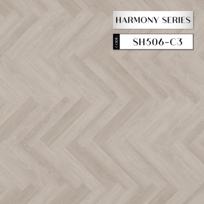 SH506-C3 | ROCOCO กระเบื้องยางลายก้างปลา หนา 5.3 มม. รุ่น HARMONY SERIES