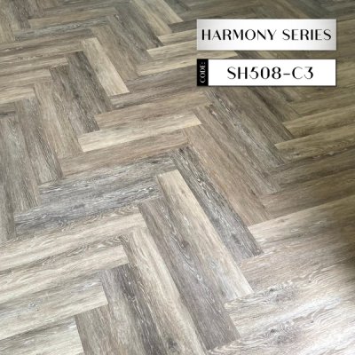 SH508-C3 | ROCOCO กระเบื้องยางลายก้างปลา หนา 5.3 มม. รุ่น HARMONY SERIES