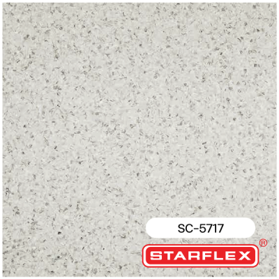 SC-5717 | STARFLEX กระเบื้องยางลายหินขัด หนา 2.0 มม. รุ่น STAR COLLECTION