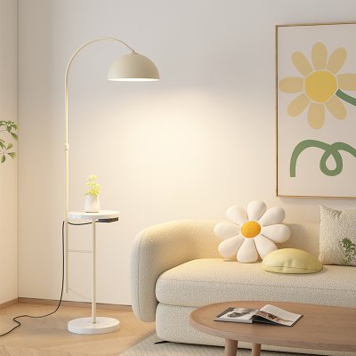 โคมไฟตั้งพื้น มาพร้อมโต๊ะวางของอเนกประสงค์ รุ่น L9125