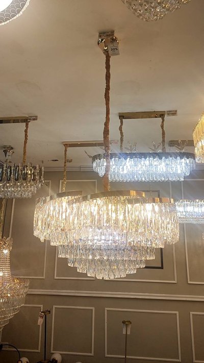 โคมไฟระย้า คริสตัล รุ่น 2346-D800