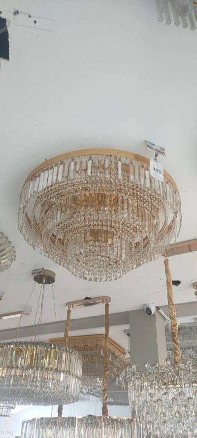 [ปรับลดราคาSALE25%] โคมไฟ คริสตัลถาด รุ่น 77048-800