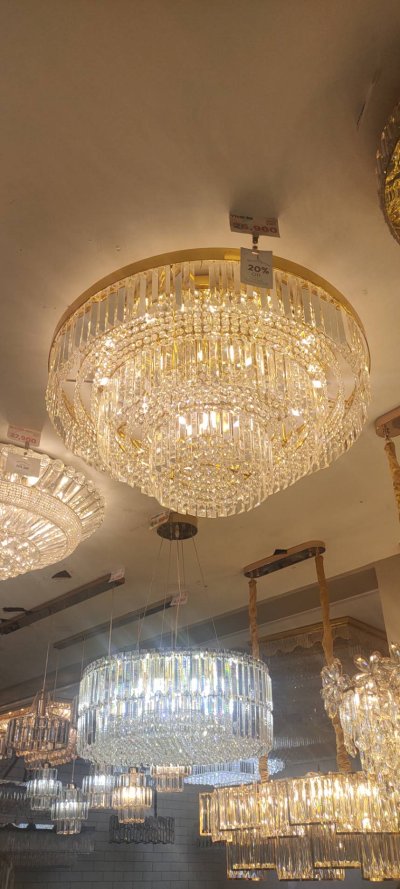 [ปรับลดราคาSALE25%] โคมไฟ คริสตัลถาด รุ่น 77048-800