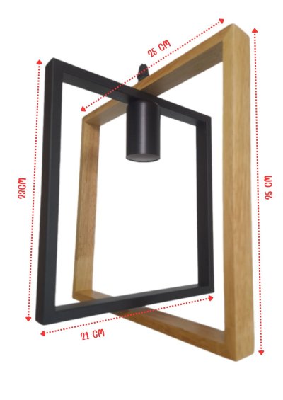 โคมไฟห้อยต่างระดับ 505-3BK+WD