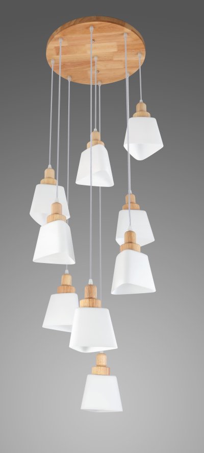 โคมไฟโถงต่างระดับ ทรงสามเหลี่ยม รุ่น 2013-9