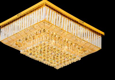 โคมไฟถาดคริสตัล ทรงสี่เหลี่ยม รุ่น 3510-950*750