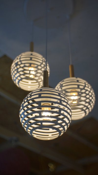 โคมไฟห้อยต่างระดับ ทรงกลม 1015-3R