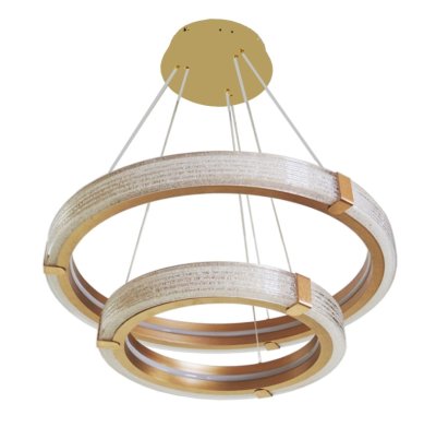 [ปรับลดราคาSALE25%] โคมไฟสลิง 2 ห่วง รุ่น 1084-600+400 60 วัตต์