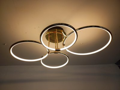 โคมไฟเพดาน 4 ห่วง ทรงกลม รุ่น 2020GX-4