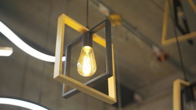 โคมไฟห้อยต่างระดับ 505-3BK+WD