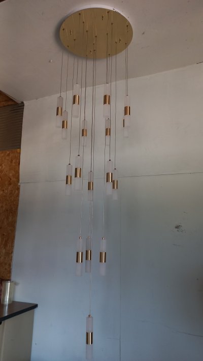 โคมไฟโถงต่างระดับ ทรงกระบอก รุ่น 9902-550