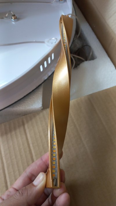 โคมไฟโถงต่างระดับ ทรงเกลียว รุ่น 9903-16