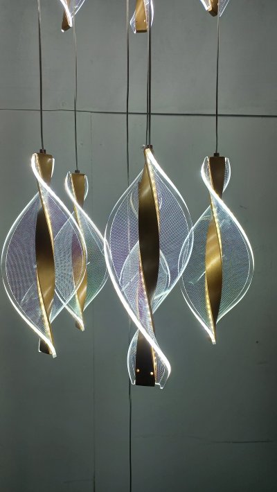 โคมไฟโถงต่างระดับ ทรงเกลียว รุ่น 9903-16