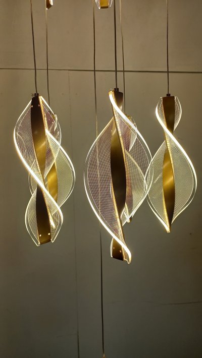 โคมไฟโถงต่างระดับ ทรงเกลียว รุ่น 9903-16