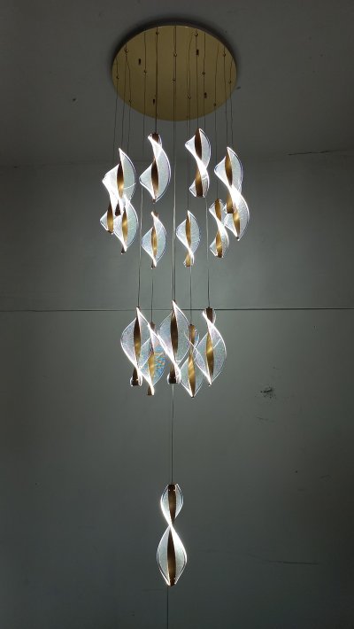 โคมไฟโถงต่างระดับ ทรงเกลียว รุ่น 9903-16