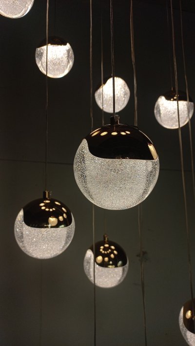 โคมไฟโถงต่างระดับ ทรงกลม รุ่น 9907-18