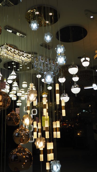 โคมไฟโถงต่างระดับ ทรงกระบอก รุ่น 9902-550