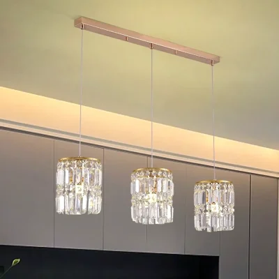 โคมไฟห้อยต่างระดับ ทรงกระบอก 3 หัว รุ่น 9803-3L