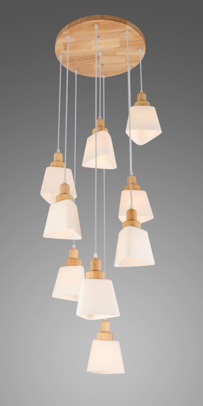 โคมไฟโถงต่างระดับ ทรงสามเหลี่ยม รุ่น 2013-9