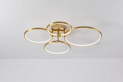 โคมไฟเพดาน 4 ห่วง ทรงกลม รุ่น 2020GX-4