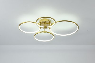 โคมไฟเพดาน 4 ห่วง ทรงกลม รุ่น 2020GX-4