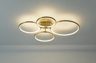 โคมไฟเพดาน 4 ห่วง ทรงกลม รุ่น 2020GX-4