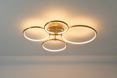 โคมไฟเพดาน 4 ห่วง ทรงกลม รุ่น 2020GX-4